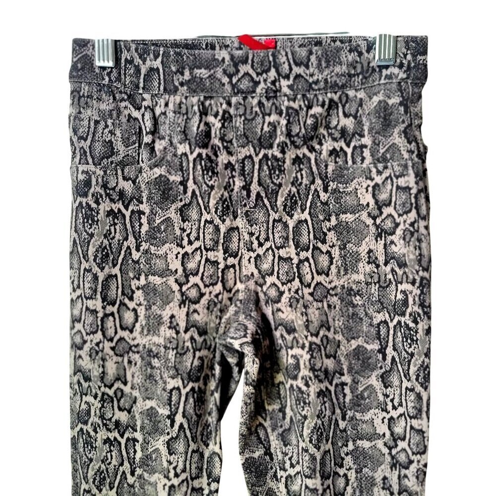 Spanx Jean-Ish Ankle Leggings Women's SkinnyHigh-Rise Snakeskin Print Stretch-XS - Picture 7 of 10